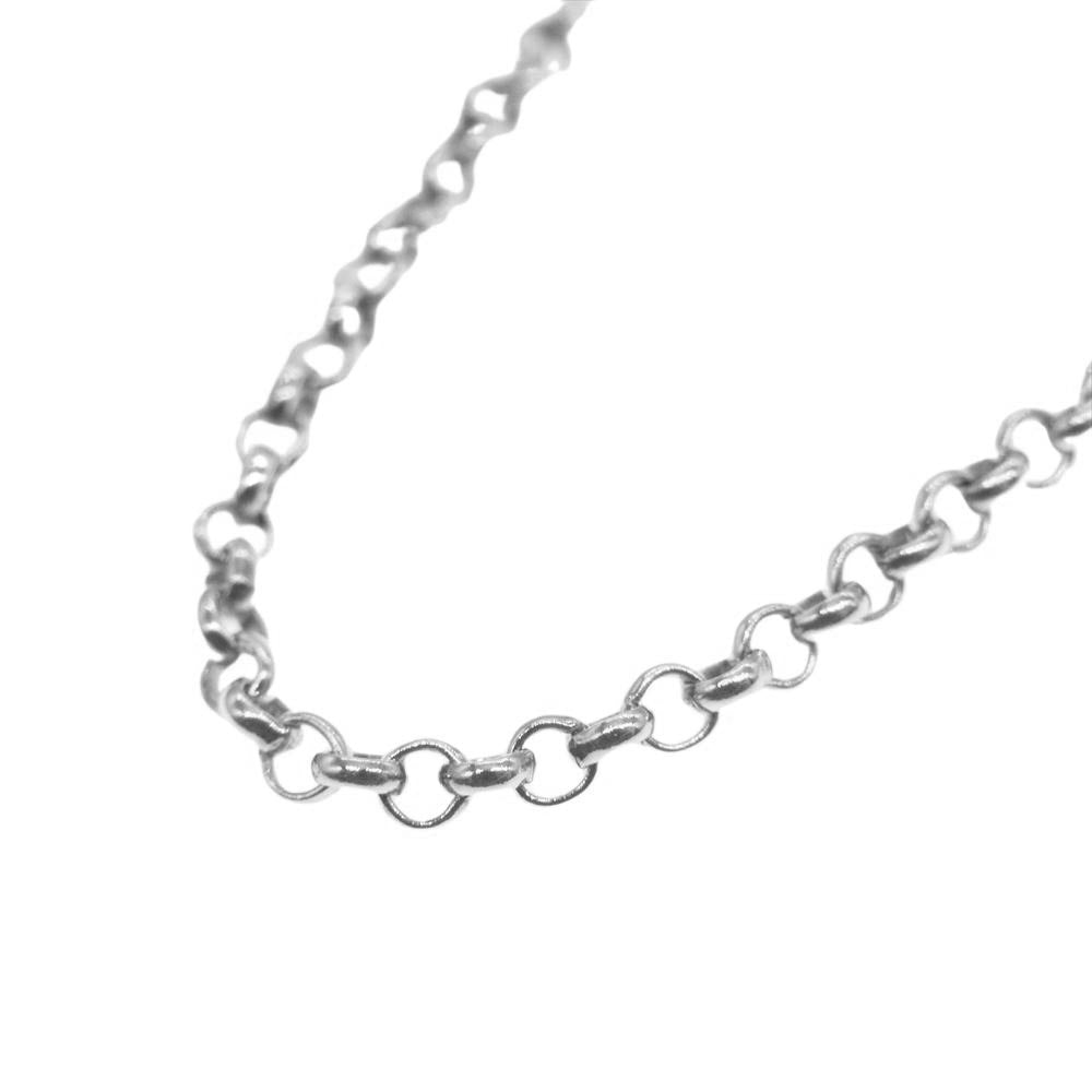 CHROME HEARTS クロムハーツ（原本無） NECKCHAIN R18inch  ロール チェーン 18インチ ネックレス シルバー系【中古】