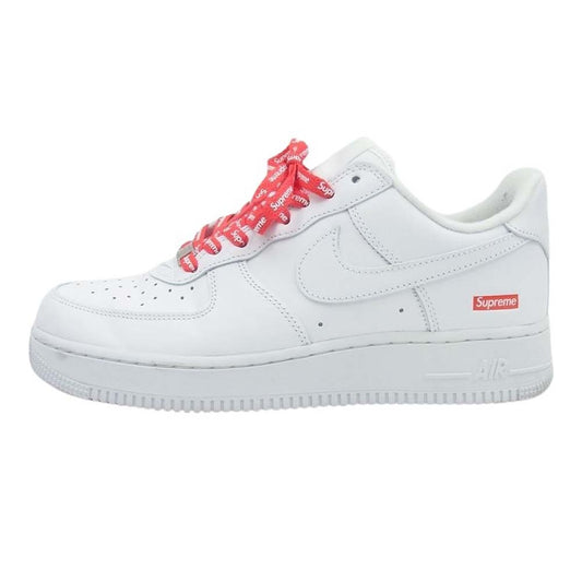 Supreme シュプリーム CU9225-100 × Nike ナイキ Air Force 1 Low White AF1 エアフォース ロー スニーカー ホワイト ホワイト系 26cm【中古】