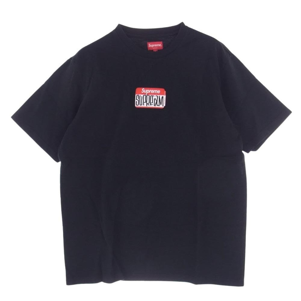 Supreme シュプリーム 21SS  Gonz Nametag S/S TOP 半袖 Tシャツ ブラック系 L【中古】