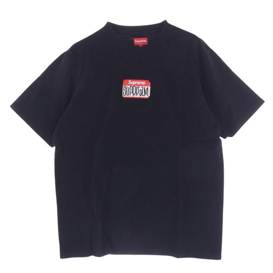 Supreme シュプリーム 21SS  Gonz Nametag S/S TOP 半袖 Tシャツ ブラック系 L【中古】