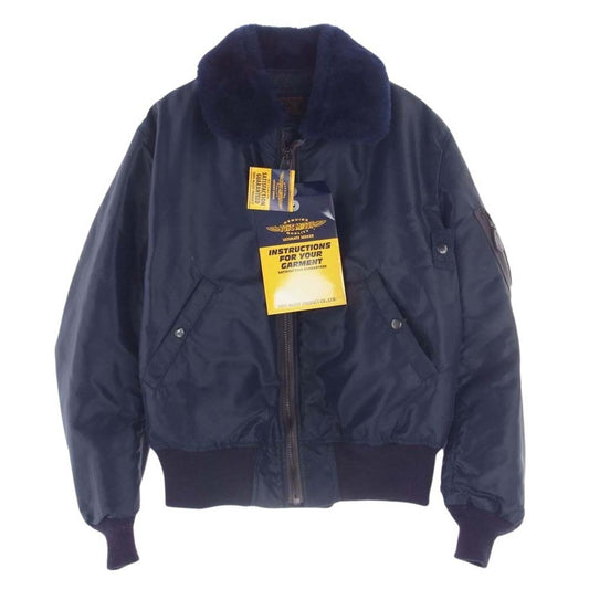 TOY'S McCOY トイズマッコイ TMJ2234 TYPE B-15C ALBERT TURNER アルバート ターナー フライト ジャケット ネイビー系 42【新古品】【未使用】【中古】