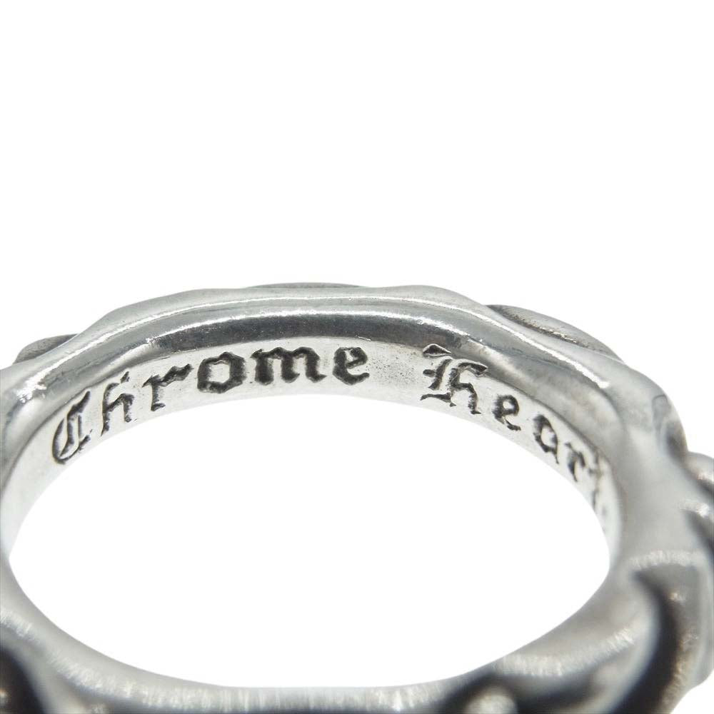 CHROME HEARTS クロムハーツ（原本無） SCRL BAND スクロール バンド リング シルバー系 14号【中古】