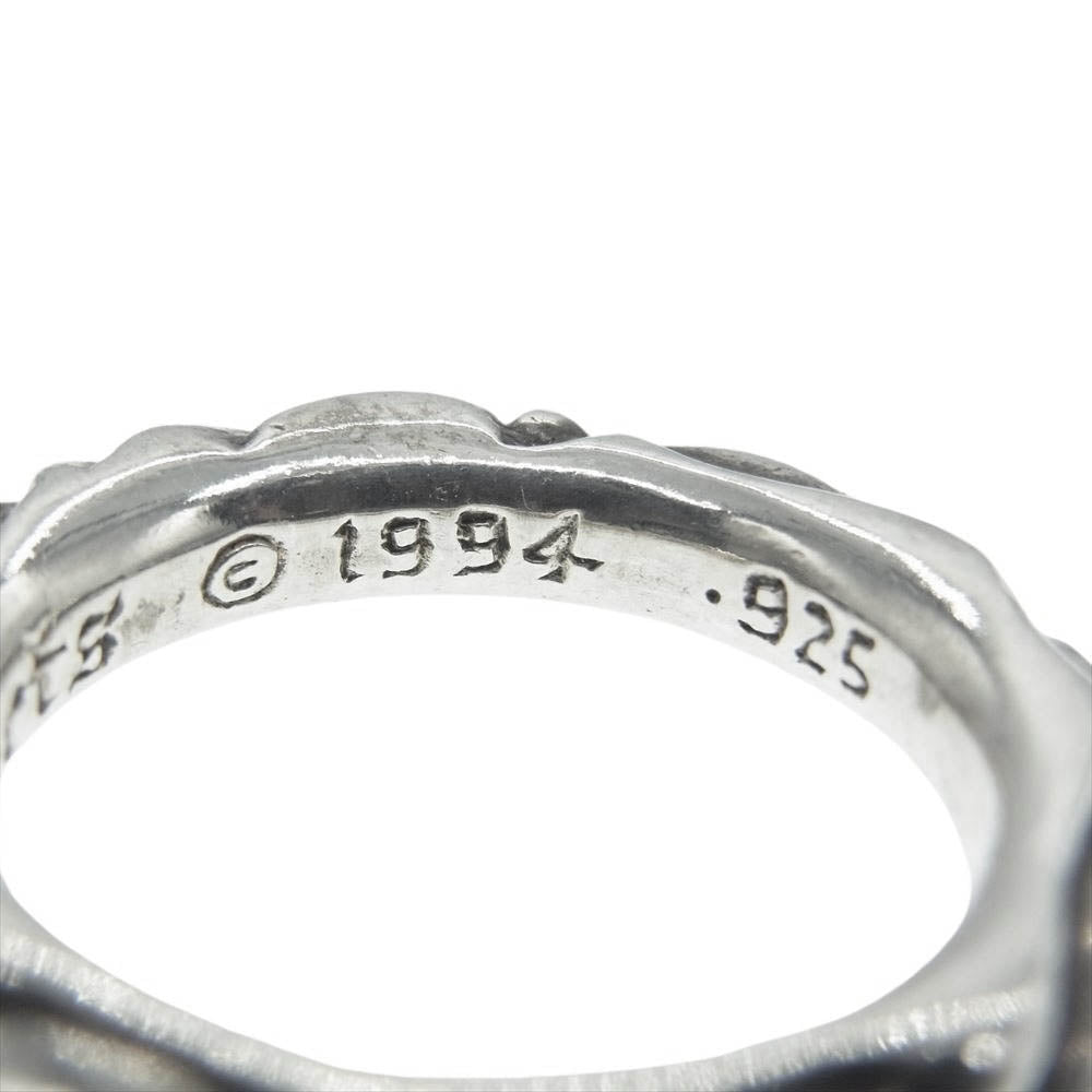 CHROME HEARTS クロムハーツ（原本無） SCRL BAND スクロール バンド リング シルバー系 14号【中古】