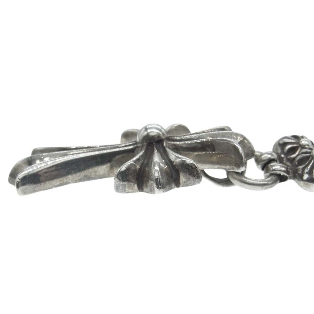 CHROME HEARTS クロムハーツ（原本無） CRSBL CHN SML CH CRS クロスボールチェーン スモールCHクロス ネックレス シルバー系【中古】