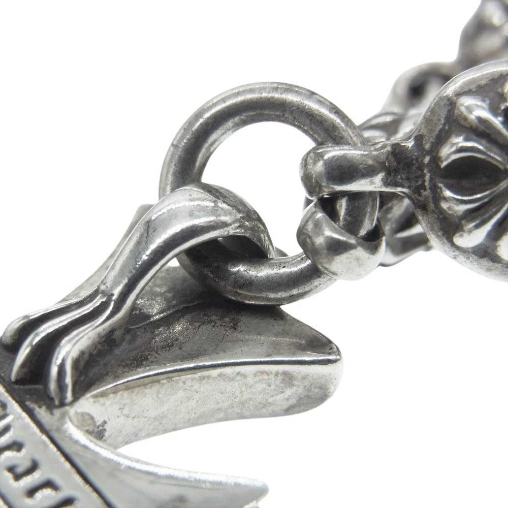 CHROME HEARTS クロムハーツ（原本無） CRSBL CHN SML CH CRS クロスボールチェーン スモールCHクロス ネックレス シルバー系【中古】