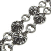 CHROME HEARTS クロムハーツ（原本無） CRSBL CHN SML CH CRS クロスボールチェーン スモールCHクロス ネックレス シルバー系【中古】