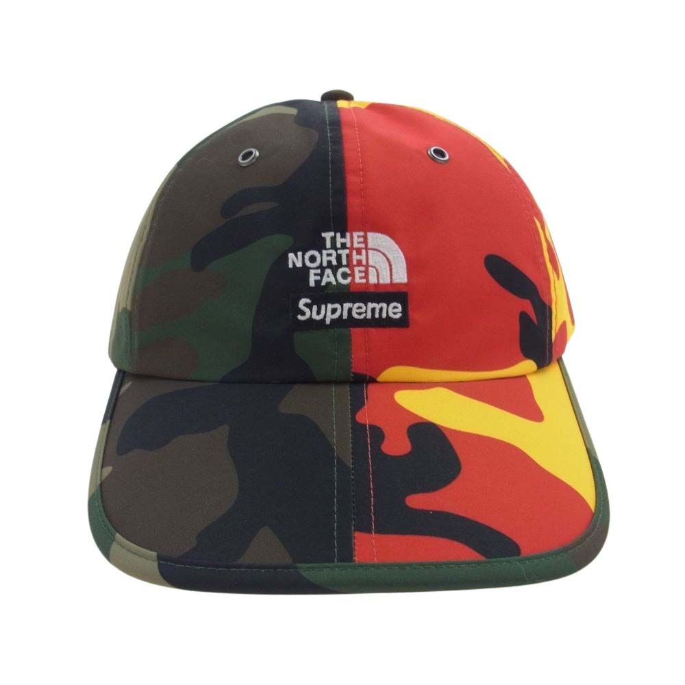 Supreme シュプリーム 24SS NN52402I × The North Face ノースフェイス Split 6 Panel スプリット 6パネル キャップ レッド系 カーキ系 FREE【新古品】【未使用】【中古】