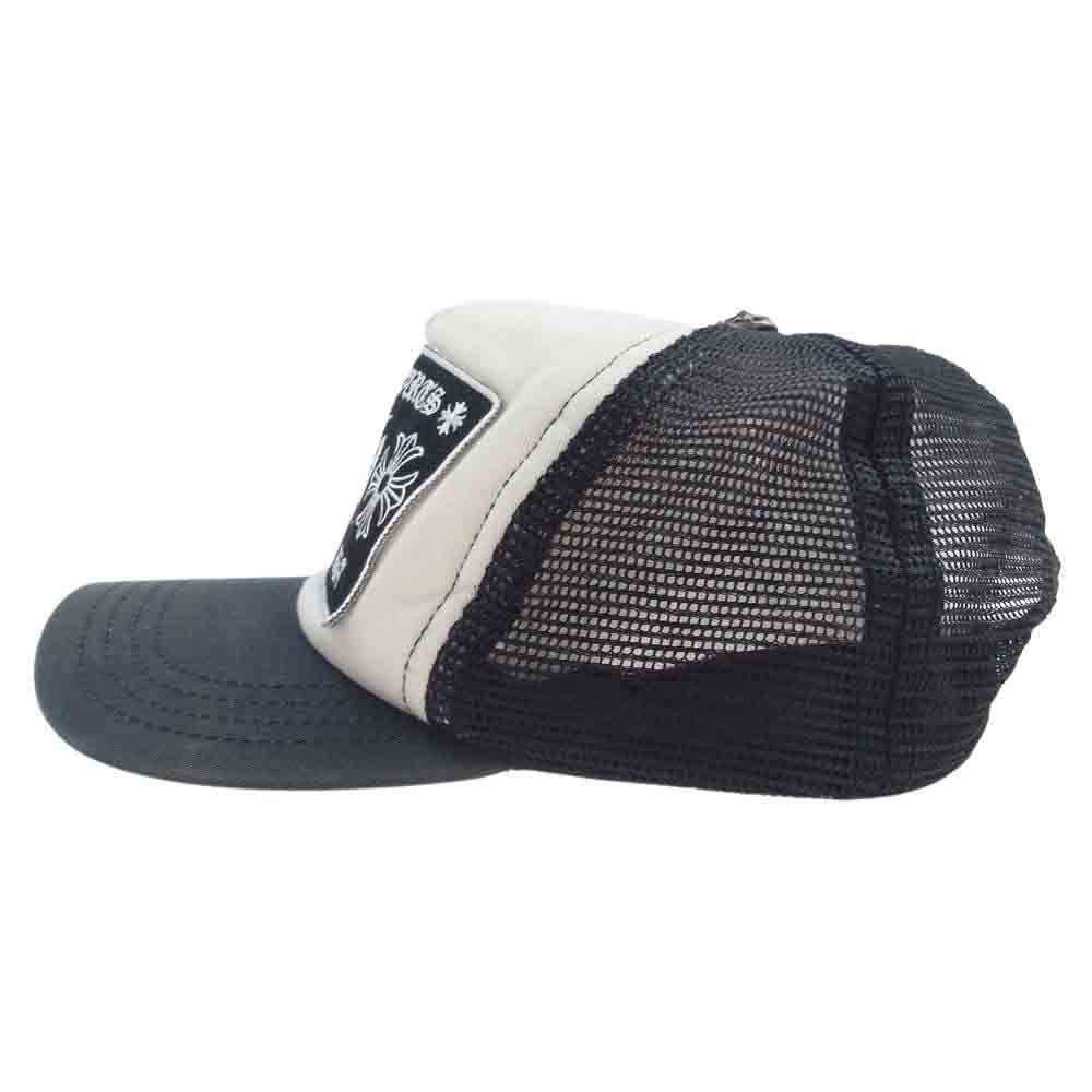 CHROME HEARTS クロムハーツ（原本無） 国内正規品 CH TRACKER CAP フロントCHロゴ刺繍 トラッカーキャップ  ブラック系【中古】