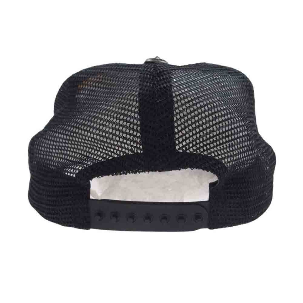 CHROME HEARTS クロムハーツ（原本無） 国内正規品 CH TRACKER CAP フロントCHロゴ刺繍 トラッカーキャップ  ブラック系【中古】