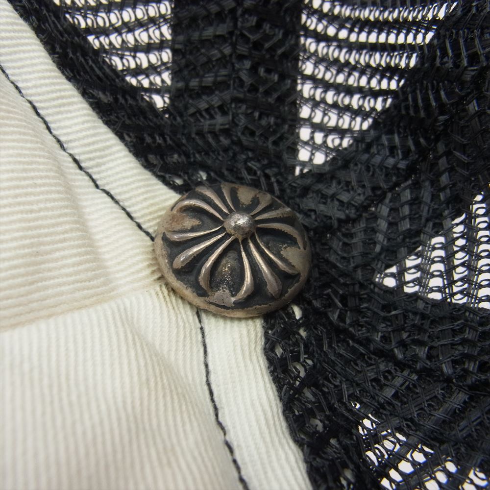 CHROME HEARTS クロムハーツ（原本無） 国内正規品 CH TRACKER CAP フロントCHロゴ刺繍 トラッカーキャップ  ブラック系【中古】