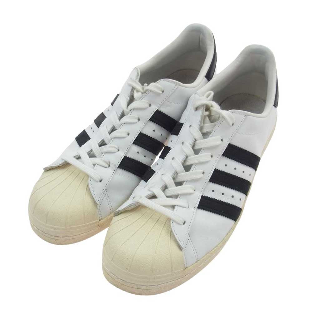 adidas アディダス G61070 80s Originals SUPERSTAR オリジナル スーパースター ローカット スニーカー ホワイト系 28.5cm【中古】