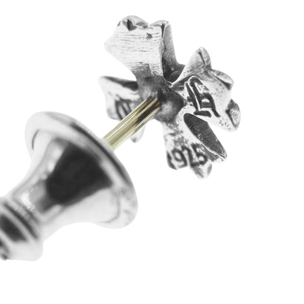 CHROME HEARTS クロムハーツ（原本無） 購入レシート付き No2 CH PLS CHプラススタッド ピアス シルバー系【中古】