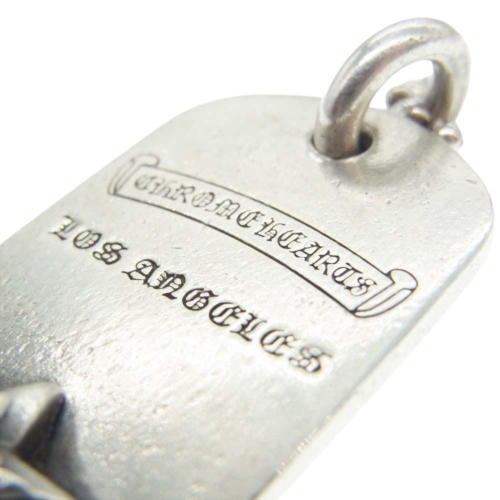 CHROME HEARTS クロムハーツ（原本無） RAISED STAR DOGTAG ロサンゼルス限定 レイズドスター ドッグタグ ペンダントトップ ネックレス シルバー系【中古】