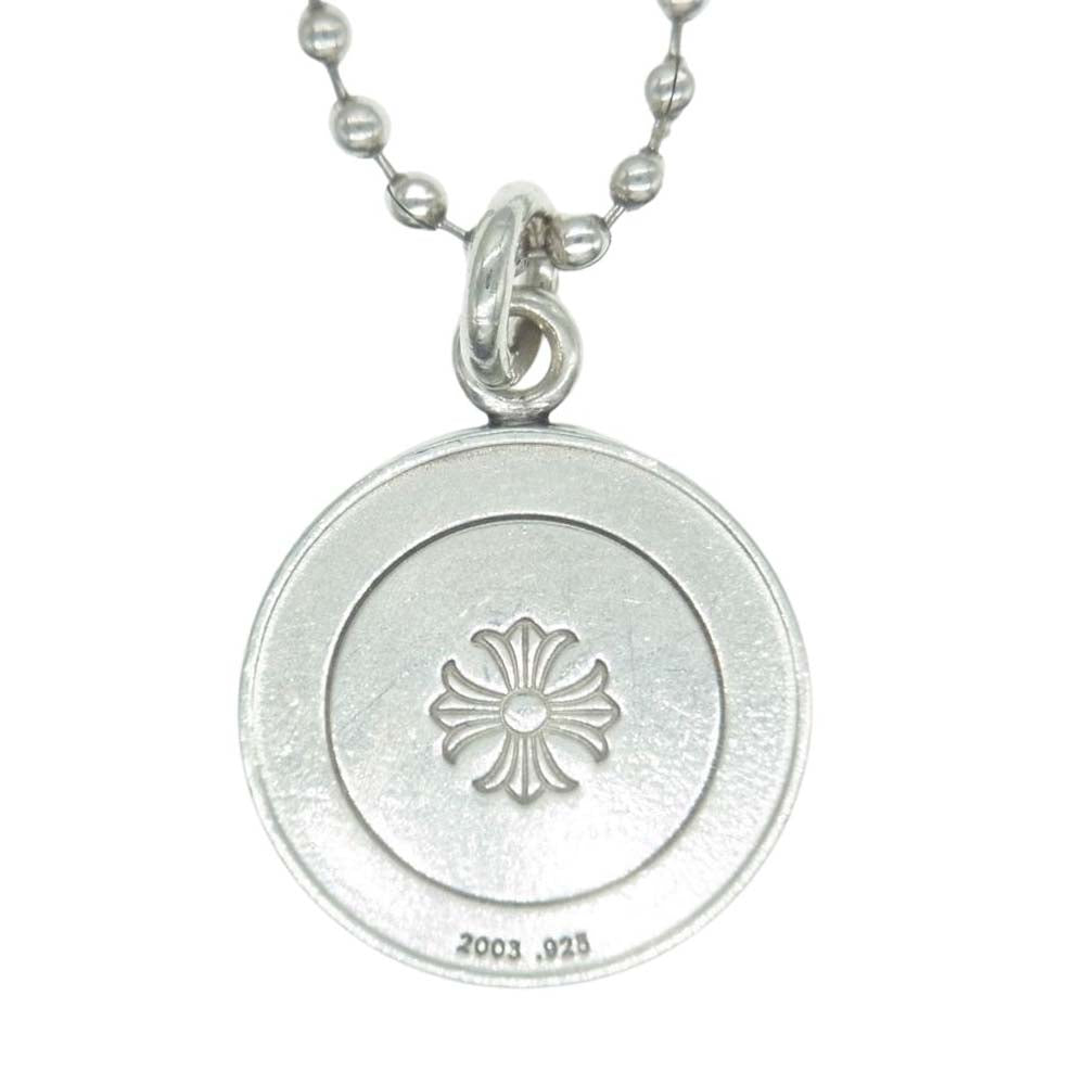 CHROME HEARTS クロムハーツ（原本無） CHRM ANGL MDL エンジェルメダル V1 ペンダントトップ ネックレス シルバー系【中古】