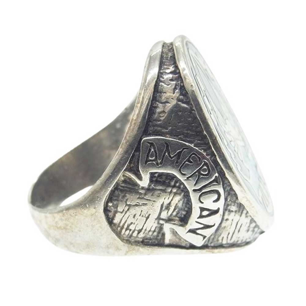 ゴードン アンド スミス ターコイズ シルバー リング シルバー系 16号【中古】