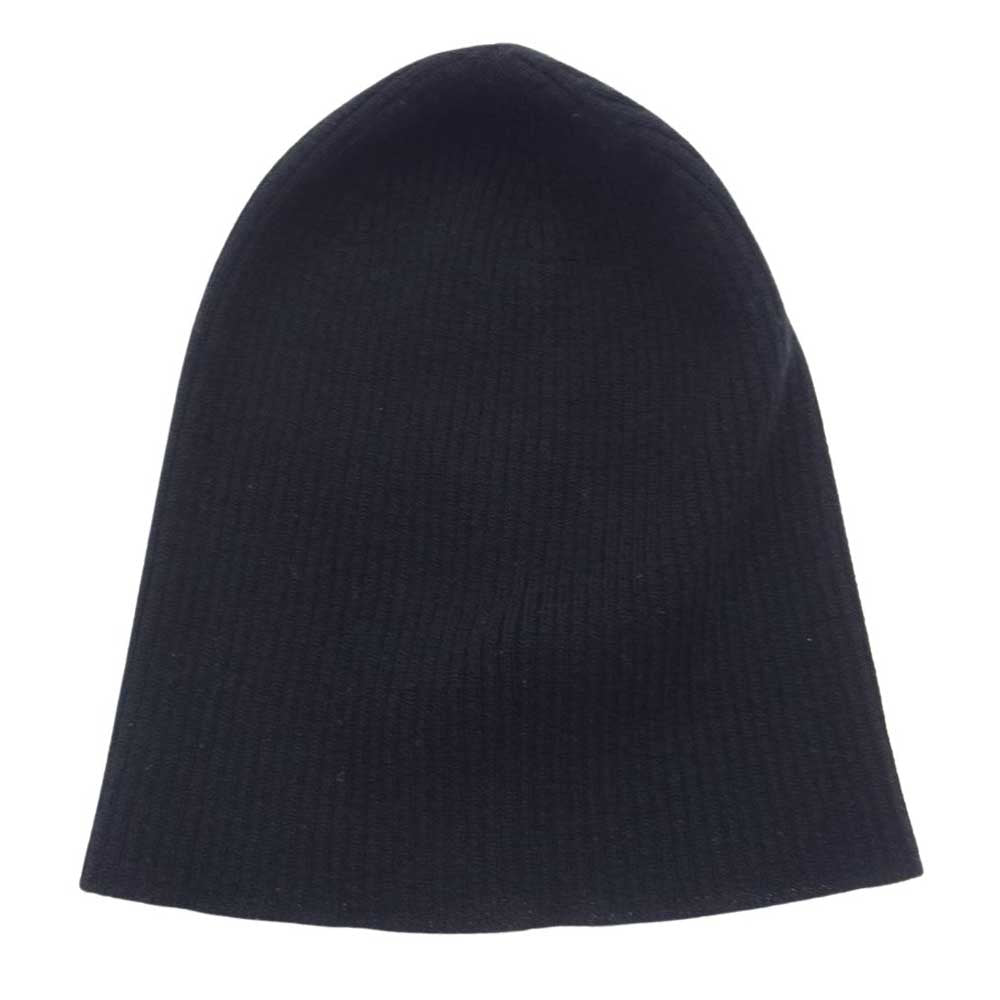 Rick Owens リックオウエンス 23SS RU01C4495 Ribbed Knit Beanie Hat リブド ニット ビーニー キャップ ブラック ブラック系【中古】