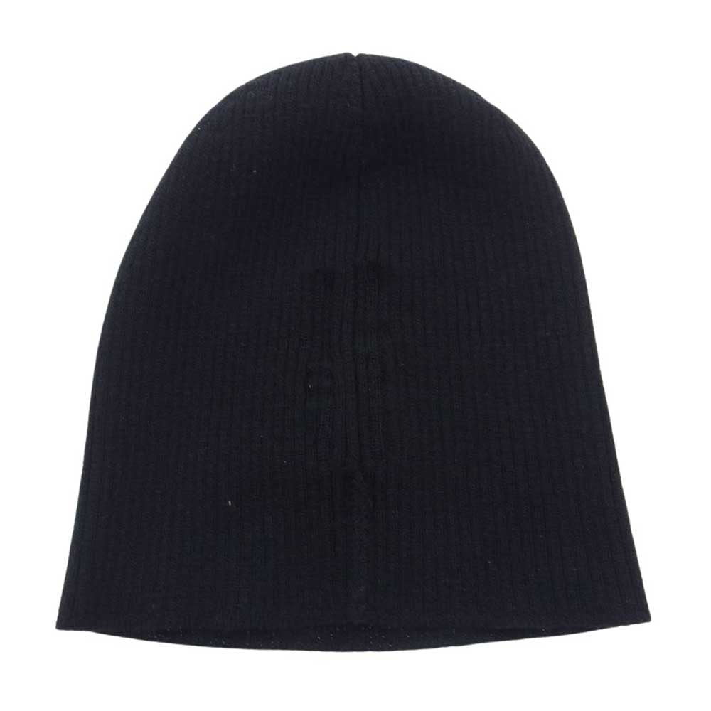 Rick Owens リックオウエンス 23SS RU01C4495 Ribbed Knit Beanie Hat リブド ニット ビーニー キャップ ブラック ブラック系【中古】