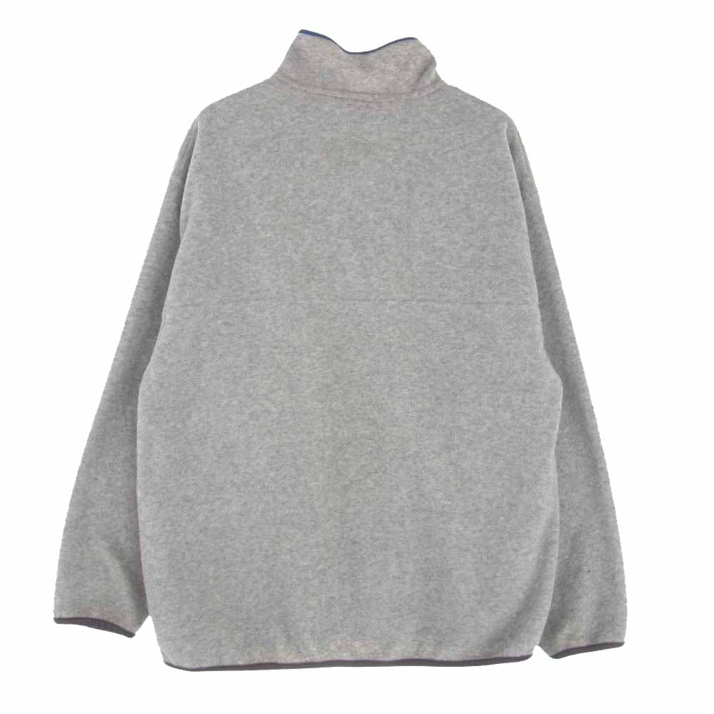 patagonia パタゴニア 35440 90s ヴィンテージ 雪なしタグ SYNCHILLA SNAP-T スナップボタン フリース プルオーバー  グレー系 L【中古】