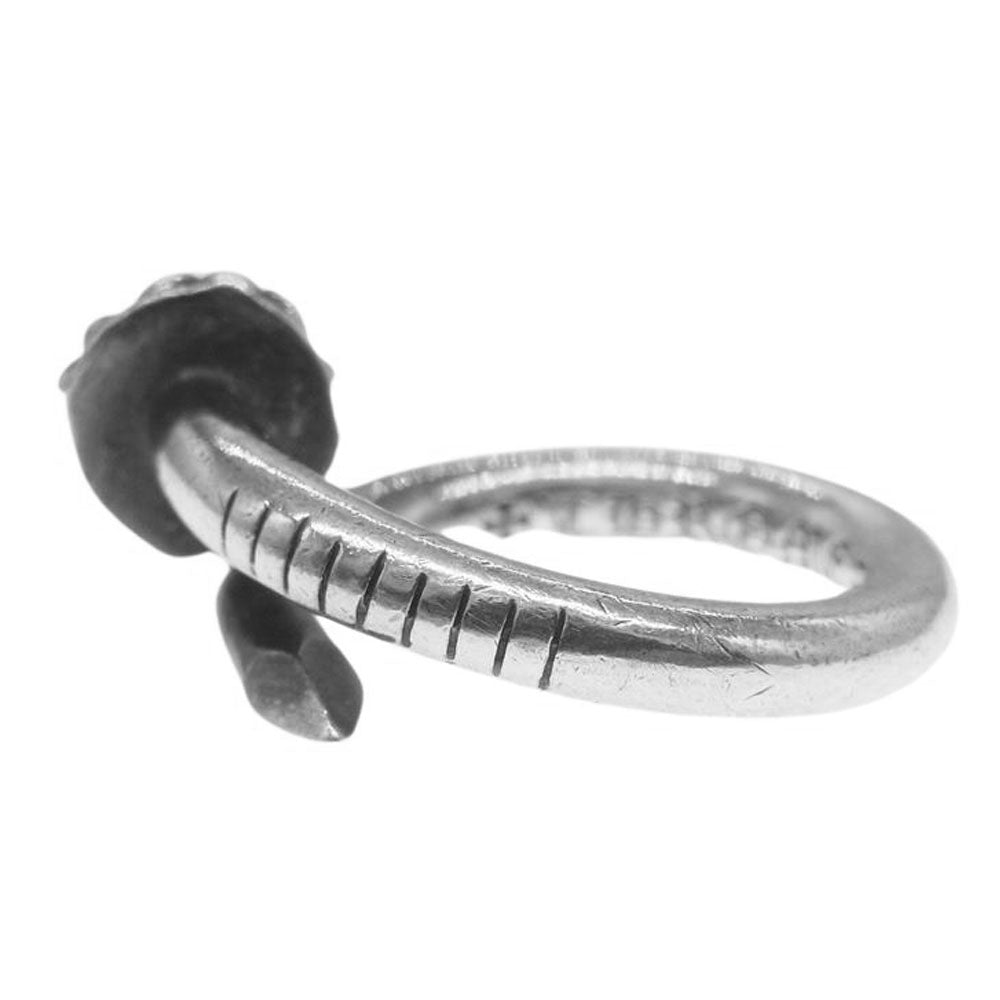 CHROME HEARTS クロムハーツ（原本無） NAIL CRSBALL クロスボール ネイルリング シルバー系 5号【中古】