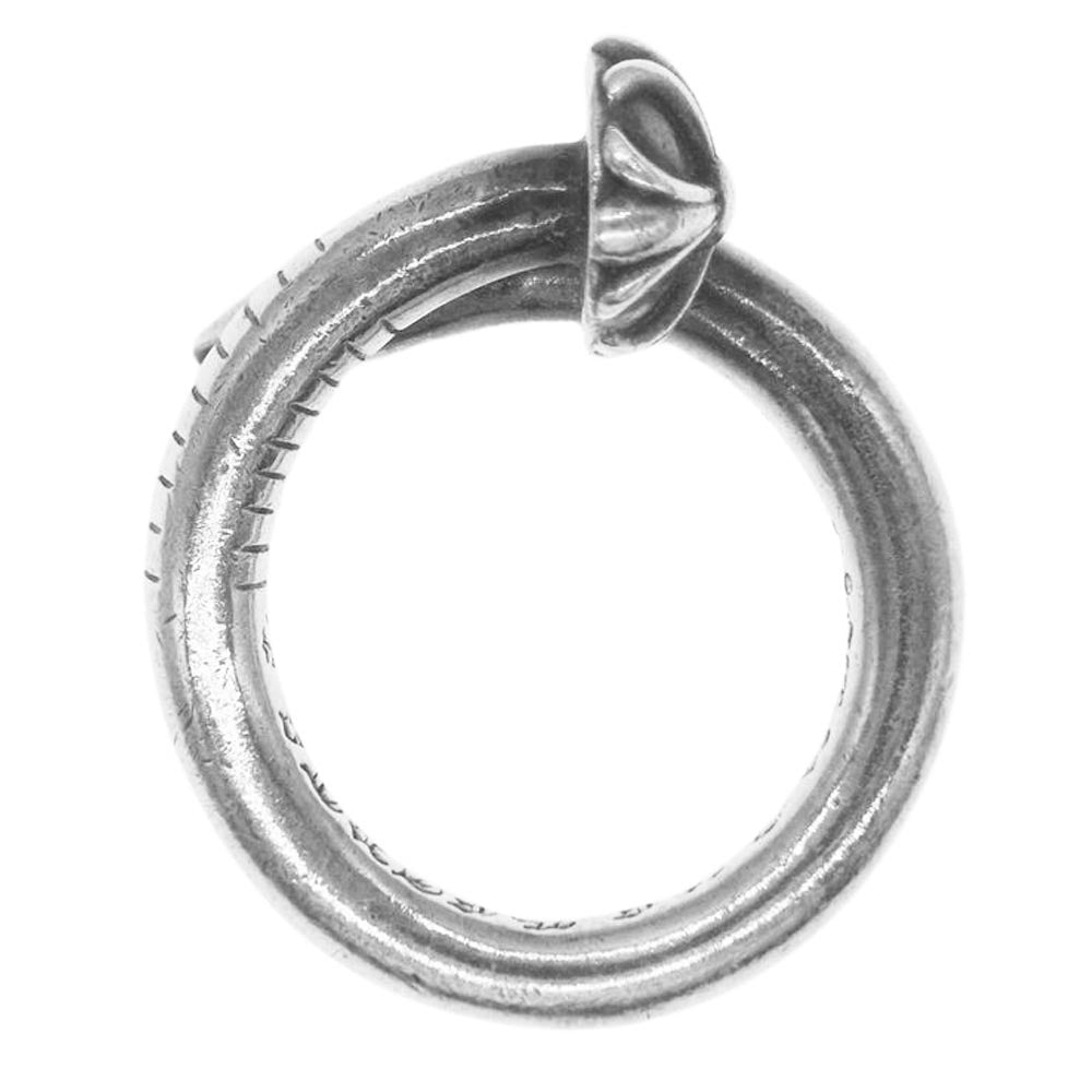CHROME HEARTS クロムハーツ（原本無） NAIL CRSBALL クロスボール ネイルリング シルバー系 5号【中古】