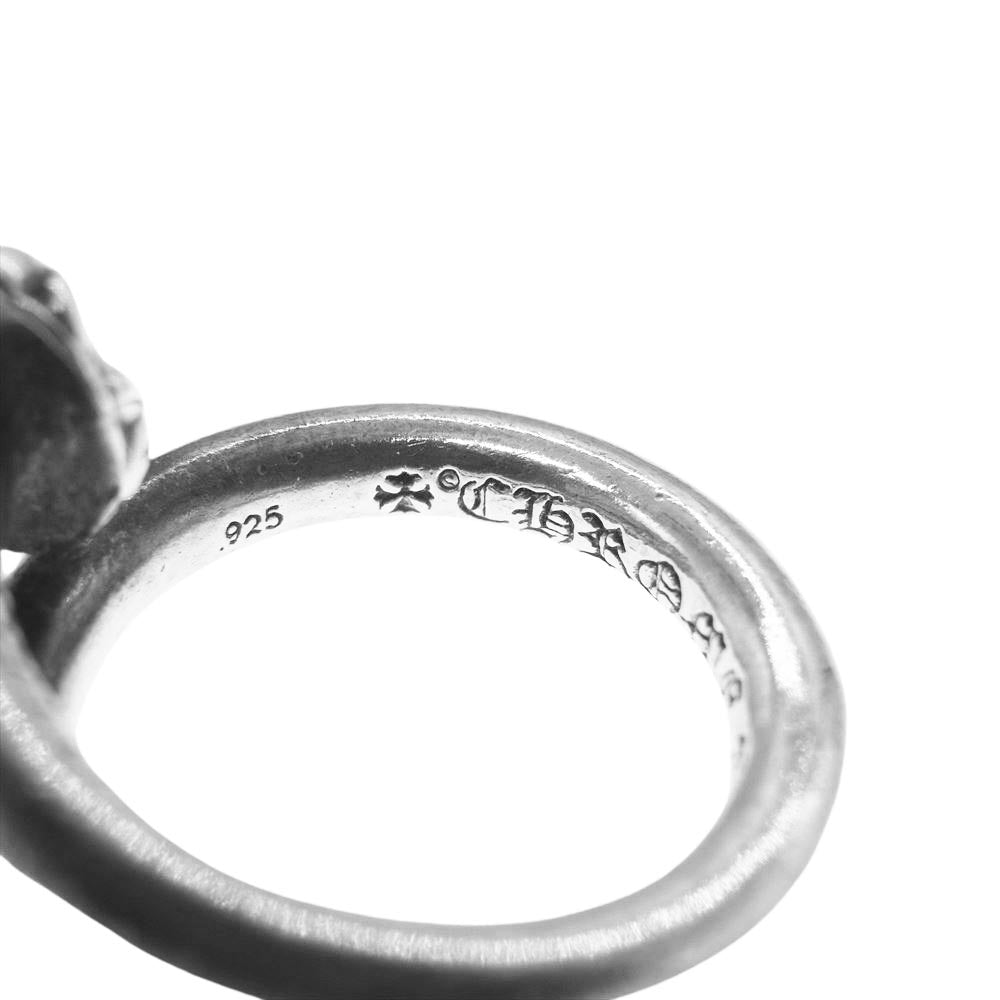 CHROME HEARTS クロムハーツ（原本無） NAIL CRSBALL クロスボール ネイルリング シルバー系 5号【中古】