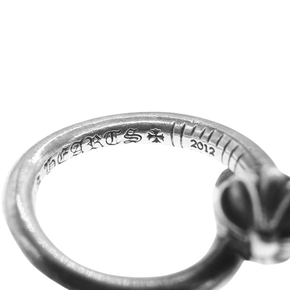 CHROME HEARTS クロムハーツ（原本無） NAIL CRSBALL クロスボール ネイルリング シルバー系 5号【中古】