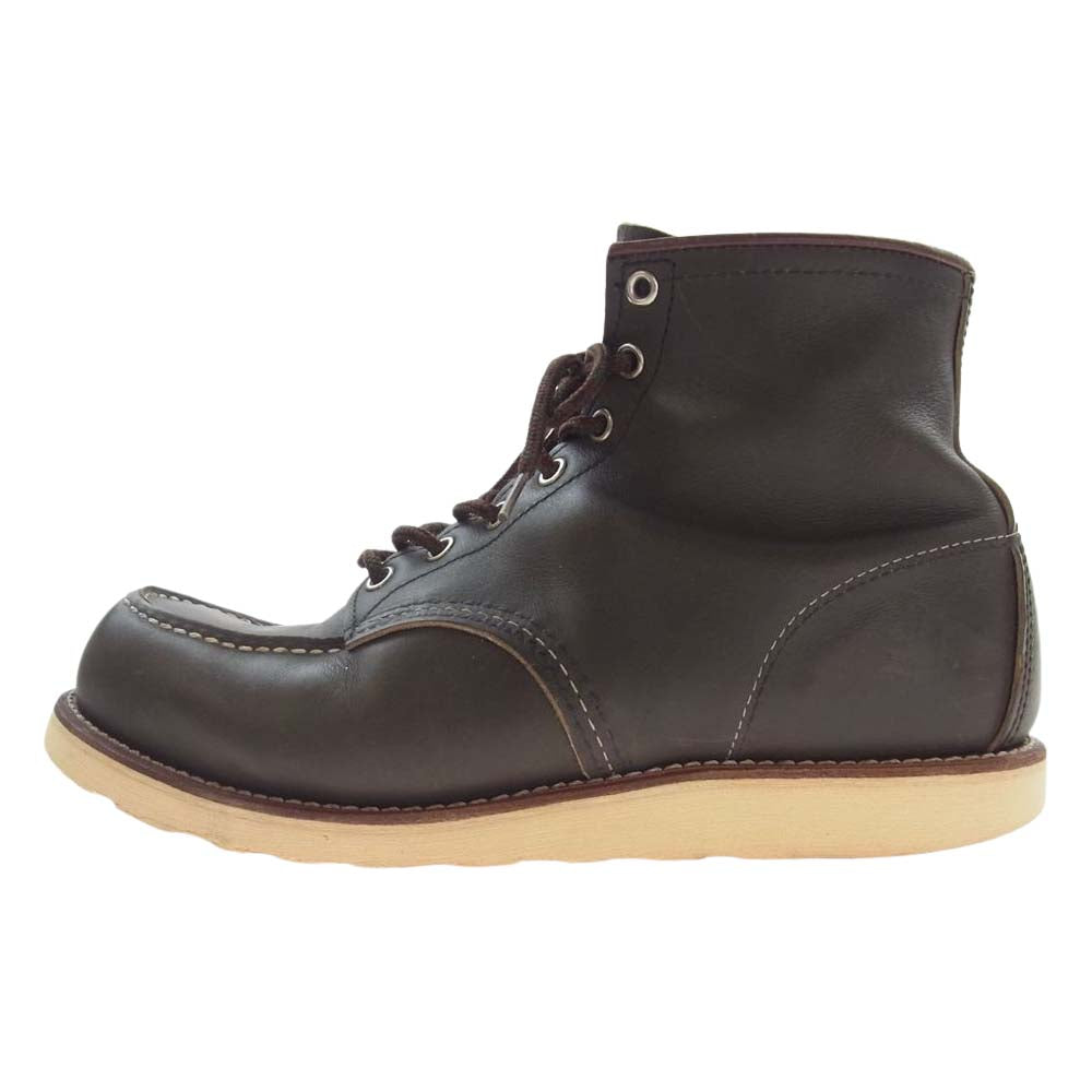 RED WING レッドウィング 8180 IRISH SETTER 6 MOC アイリッシュセッター 7HOLE ワーク ブーツ モスグリーン ブラウン系 27cm【中古】