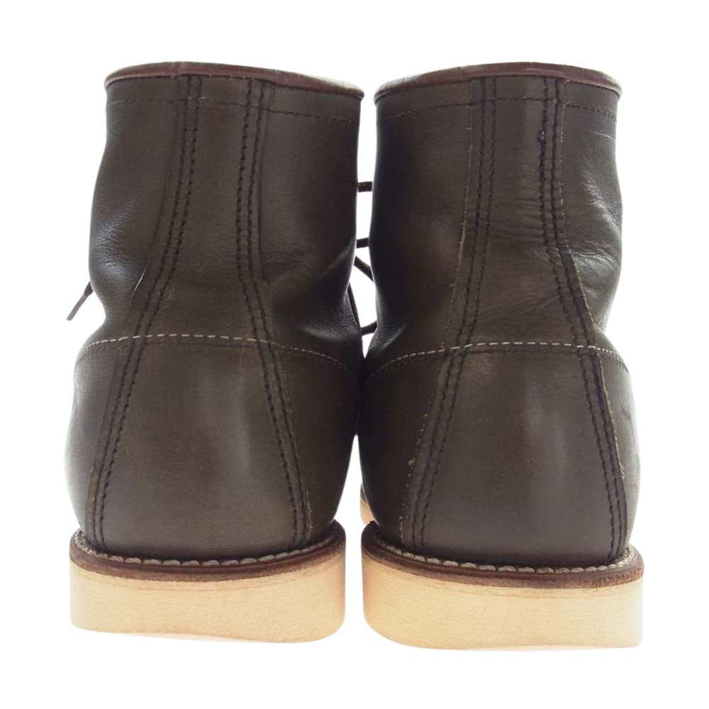 RED WING レッドウィング 8180 IRISH SETTER 6 MOC アイリッシュセッター 7HOLE ワーク ブーツ モスグリーン ブラウン系 27cm【中古】