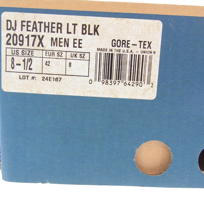 Danner ダナー 20917X DJ FEATHER LT フェザーライト ブラック GORE-TEX ゴアテックス トレッキング ブーツ ブラック系 US8 1/2【中古】
