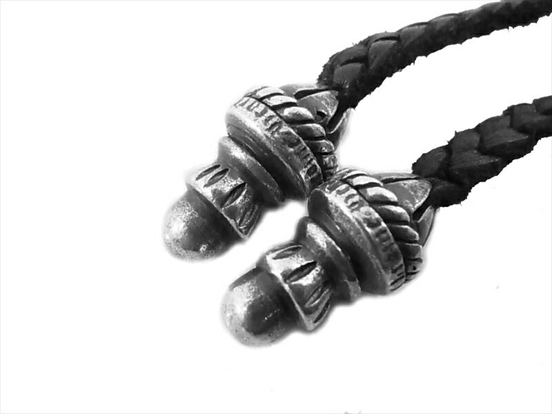 CHROME HEARTS クロムハーツ（原本無） CH CROSS CRIMPT クリンプト CHクロス スモール レザーブレード ネックレス シルバー【中古】