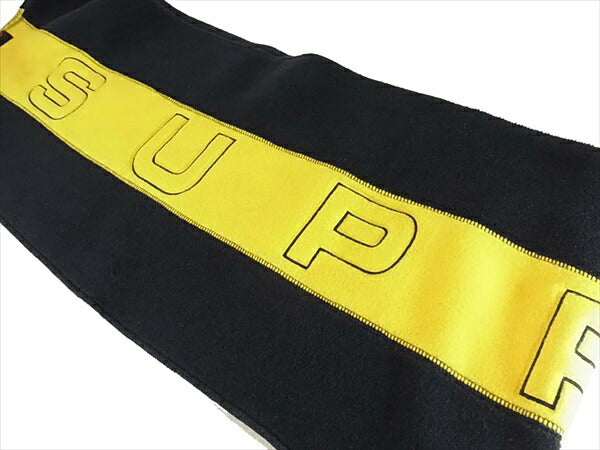polartec scarf ポーラテック スカーフ 18AW マフラー  紺×黄【新古品】【未使用】【中古】