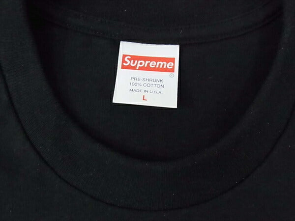 Supreme シュプリーム 国内正規品 納品書タグ付 未使用 19SS Swarovski Box Logo Tee スワロフスキー ボックスロゴ  Tシャツ 黒 L【極上美品】【中古】