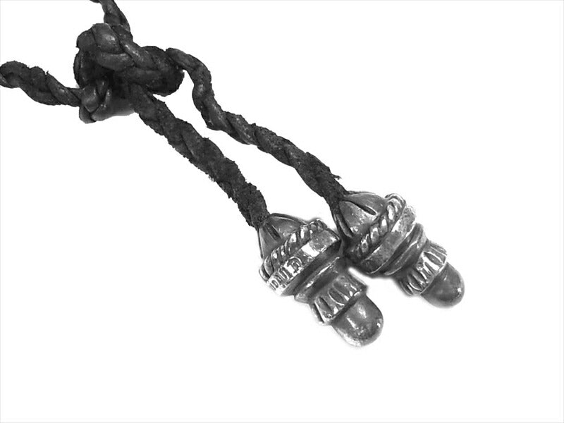 CHROME HEARTS クロムハーツ（原本無） CH CRS SML/クリンプトスモールCHクロス Wボロチップ  シルバー ー【中古】