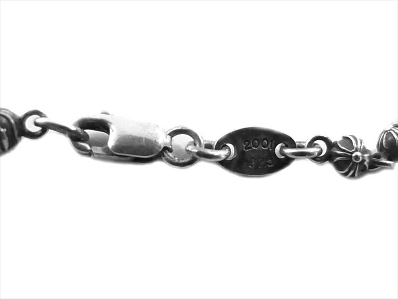 CHROME HEARTS クロムハーツ（原本有） 国内正規店原本付属 BEAD CHAIN TINY 18 ビーズ チェーン タイニー 18インチ チェーン シルバー シルバー 全長23cm程度【中古】