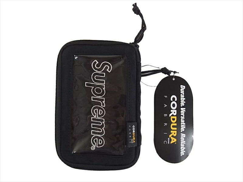 Supreme シュプリーム 19AW Small Zip Pouch スモールジップポーチ 2019秋冬新作 19FW 黒 黒【新古品】【未使用】【中古】