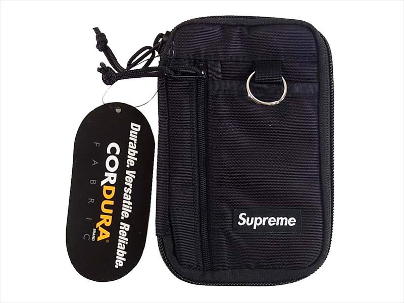Supreme シュプリーム 19AW Small Zip Pouch スモールジップポーチ 2019秋冬新作 19FW  ブラック系【新古品】【未使用】【中古】