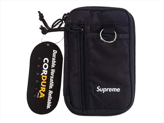 Supreme シュプリーム 19AW Small Zip Pouch スモールジップポーチ 2019秋冬新作 19FW  ブラック系【新古品】【未使用】【中古】