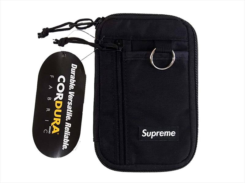 Supreme シュプリーム 19AW Small Zip Pouch スモールジップポーチ 2019秋冬新作 19FW その他アクセサリー ブラック系  ブラック系【新古品】【未使用】【中古】