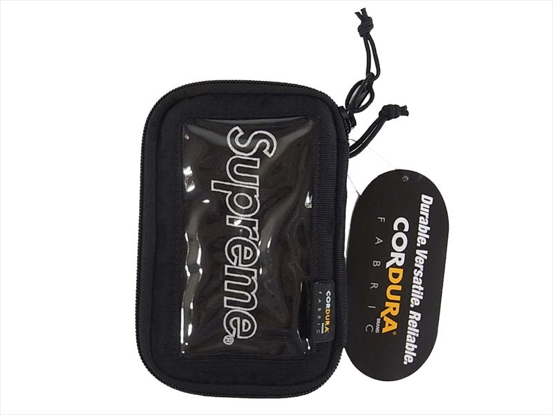 Supreme シュプリーム 19AW Small Zip Pouch スモールジップポーチ 2019秋冬新作 19FW ショルダーバッグ ブラック系  ブラック系【新古品】【未使用】【中古】