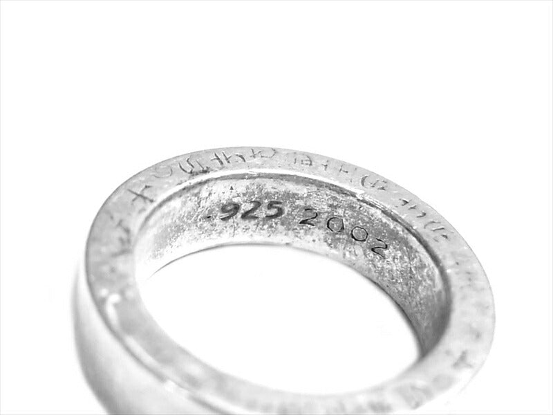 CHROME HEARTS クロムハーツ（原本無） 6mm SPACER PLN スペーサー プレーン リング シルバー 8号【中古】