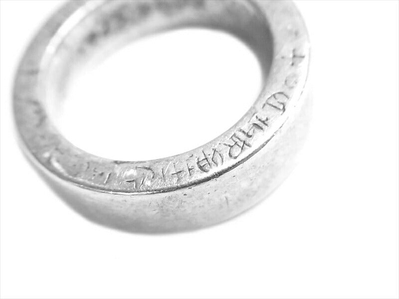 CHROME HEARTS クロムハーツ（原本無） 6mm SPACER PLN スペーサー プレーン リング シルバー 8号【中古】