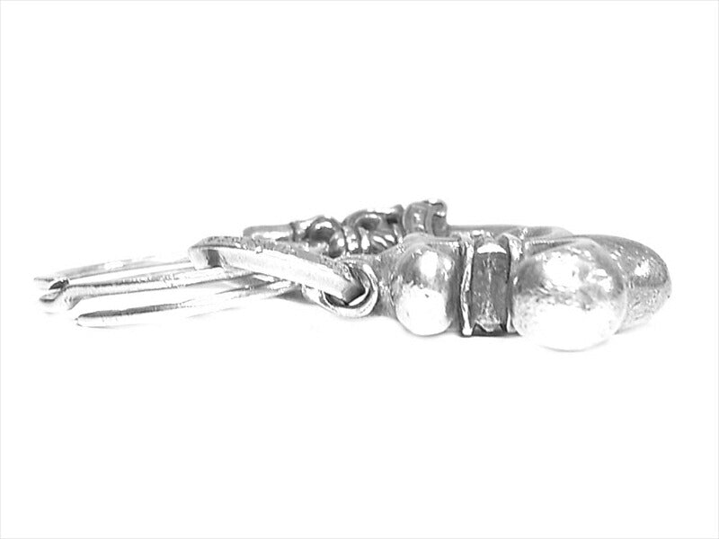 CHROME HEARTS クロムハーツ（原本無） スプリット キーリング w/ダガー＆BSフレア ペンダントトップ シルバー【中古】