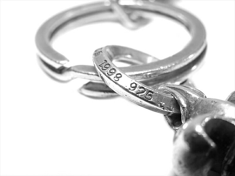 CHROME HEARTS クロムハーツ（原本無） スプリット キーリング w/ダガー＆BSフレア ペンダントトップ シルバー【中古】