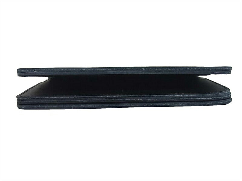 KAWATAKO カワタコ 革蛸 台形 ロングワレット サードタイプ レザー ブラック 小銭入れ付 二つ折り財布 黒 黒【新古品】【未使用】【中古】
