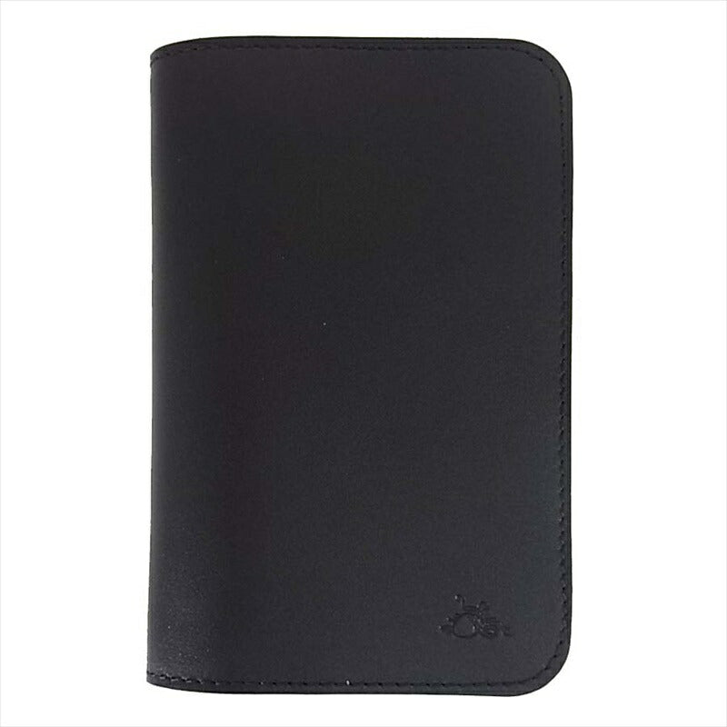 KAWATAKO カワタコ 革蛸 台形 ミドルワレット レザー 財布 二つ折り財布 ブラック系 ブラック系【新古品】【未使用】【中古】