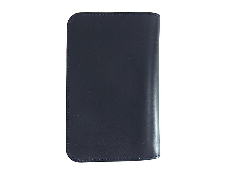 KAWATAKO カワタコ 革蛸 台形 ミドルワレット レザー 財布 二つ折り財布 ネイビー系 ネイビー系【新古品】【未使用】【中古】
