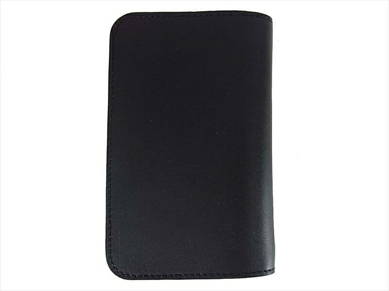 KAWATAKO カワタコ 革蛸 台形 ミドルワレット レザー 財布 二つ折り財布 ブラック系 ブラック系【新古品】【未使用】【中古】