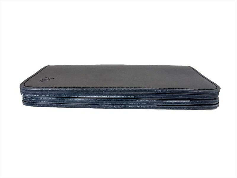 KAWATAKO カワタコ 革蛸 台形 ミドルワレット レザー 財布 二つ折り財布 ブラック系 ブラック系【新古品】【未使用】【中古】