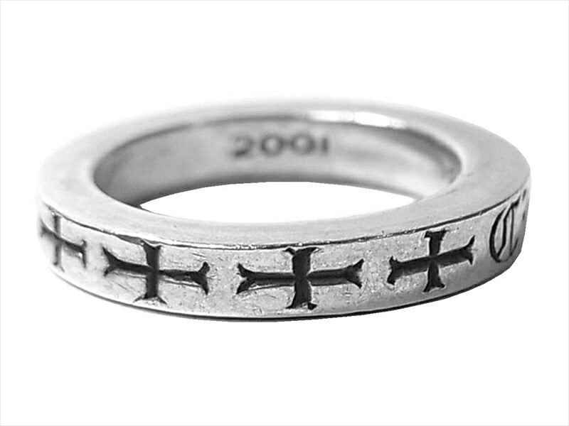 CHROME HEARTS クロムハーツ（原本無） 3mm FUCK YOU スペーサー リング 925 リング シルバー 9号【中古】