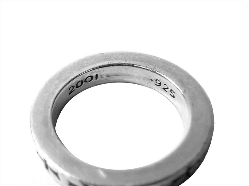 CHROME HEARTS クロムハーツ（原本無） 3mm FUCK YOU スペーサー リング 925 リング シルバー 9号【中古】